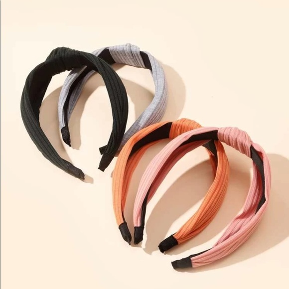 🆕 Ribbed Cross Knot Headband (1) - Picture 2 of 4